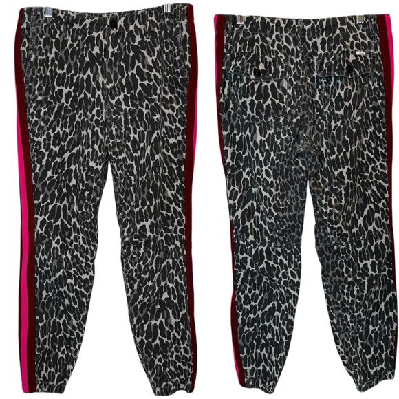 Mother No Zip Misfit Jogger Leopard Jungle Eyes Striped, size 27 - Picture 3 of 8